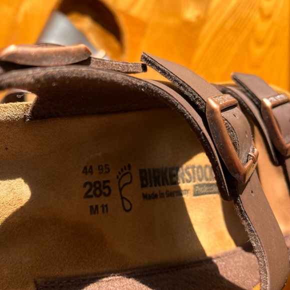 Birkenstock Brown Two-strap Leather Sandals main image 7